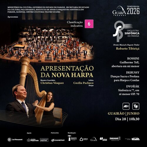 Concerto da Orquestra Sinfônica do Paraná em Curitiba