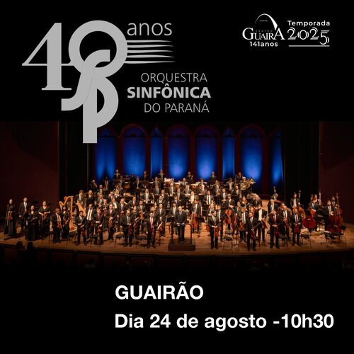 Concerto da Orquestra Sinfônica do Paraná  em Curitiba