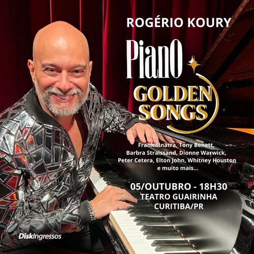 Rogério Koury - Piano Golden Songs em Curitiba