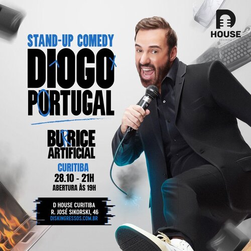 Burrice Artificial com Diogo Portugal em Curitiba