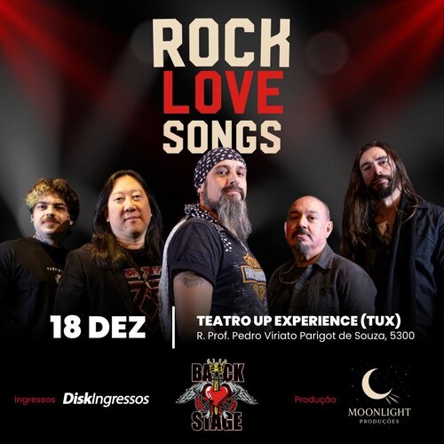 Rock Love Songs - O Amor Vai Ganhar Palco em Curitiba