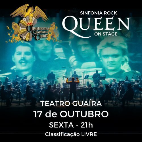 Sinfonia Rock - Queen On Stage em Curitiba