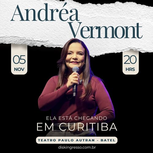 Palestra com Andrea Vermont em Curitiba