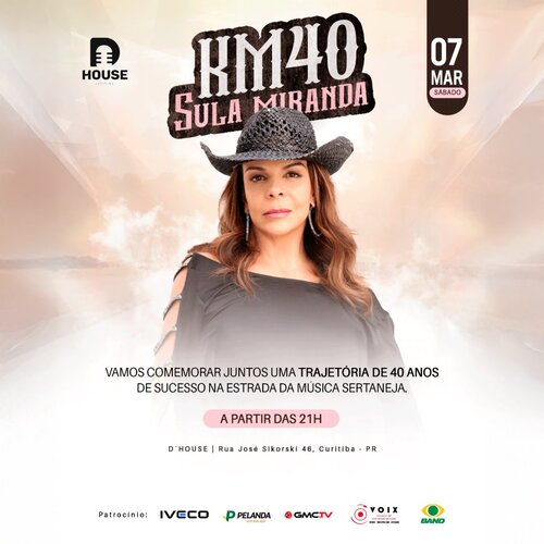 Sula Miranda - Km Quarenta em Curitiba