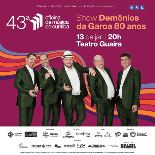 Demônios da Garoa 80 Anos em Curitiba