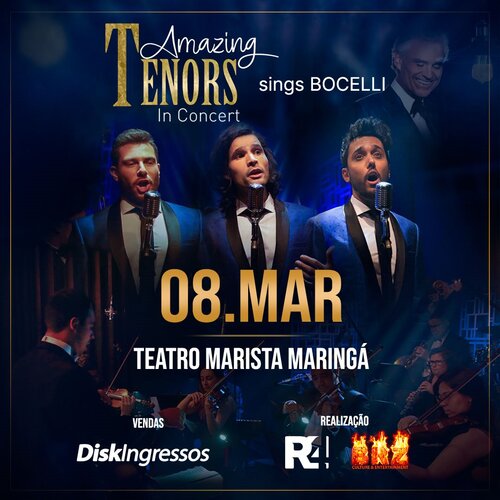 Amazing Tenors em Maringá