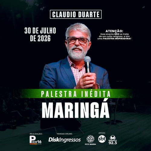 Cláudio Duarte Fases da Vida em Maringá