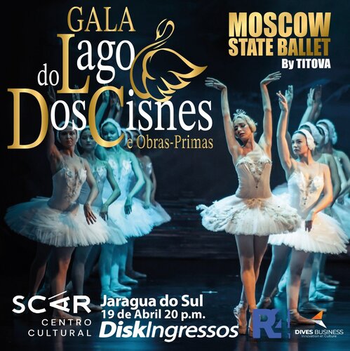 Moscow State Ballet - Gala Lago dos Cisnes & Obras Primas em Jaraguá do Sul