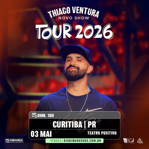 Thiago Ventura - Tour 2026 em Curitiba