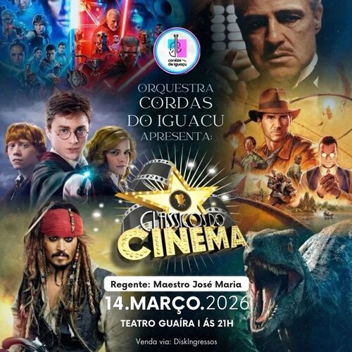 Show Clássicos do Cinema em Curitiba