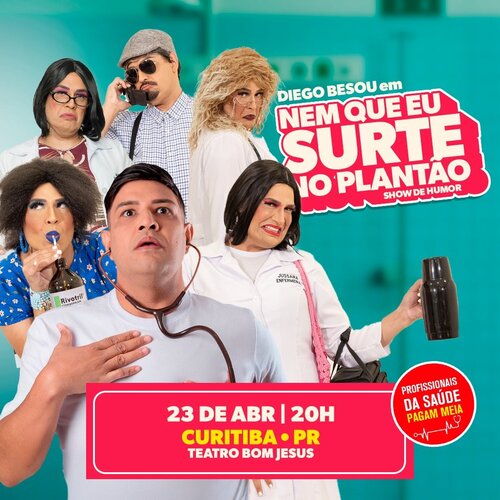 Diego Besou em nem que eu Surte no Plantão em Curitiba