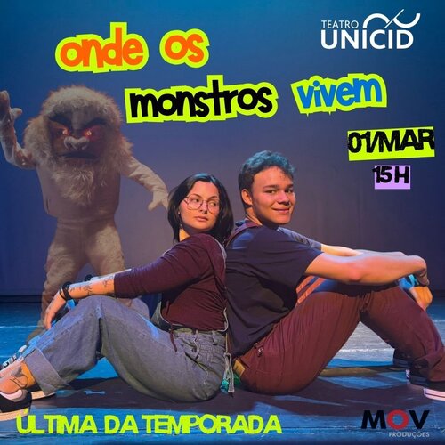 Onde os Monstros Vivem -  Um Musical em São Paulo