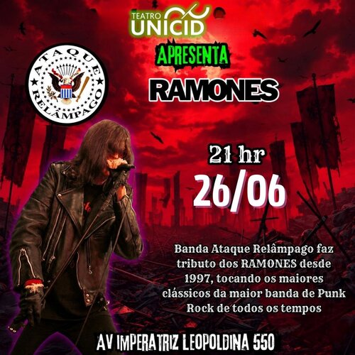 Ataque Relâmpago: Tributo aos Ramones em São Paulo