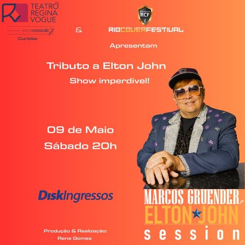 Tributo a Elton Jonh - Interpretado por Marcos Gruender em Curitiba