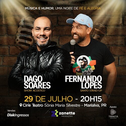 Dago Soares + Fernando Lopes - Show + Santo Stand-Up em Marialva