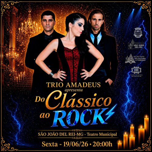 Trio Amadeus -Do Clássico ao Rock Á Luz de Velas em São João Del Rei