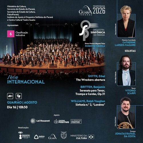 Concerto da Orquestra Sinfônica do Paraná em Curitiba