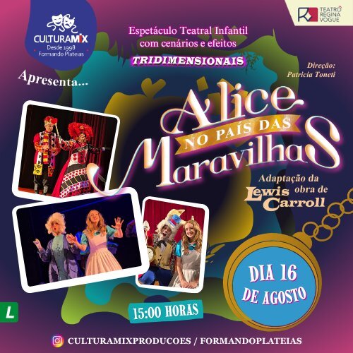 Alice no Pais das Maravilhas em Curitiba