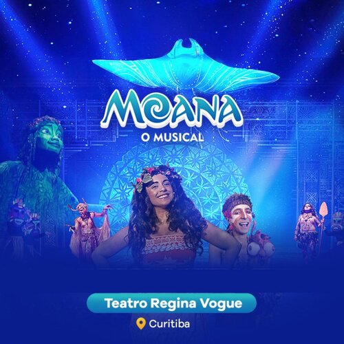 Moana o Musical em Curitiba - (Shopping Estação)