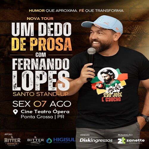 Fernando Lopes - Um Dedo de Prosa - Santo Stand-Up em Ponta Grossa 