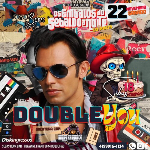 Double You nos Embalos de Sebaldo a Noite  em Curitiba 