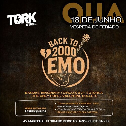 Back To Emo 2000 em Curitiba