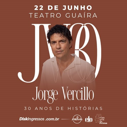 Jorge Vercillo – 30 Anos de Grandes Sucessos em Curitiba