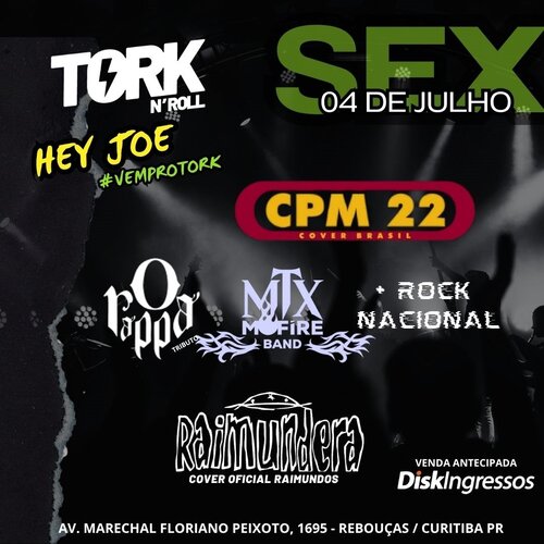 Hey Joe #vemprotork em Curitiba