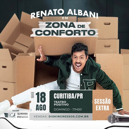 Renato Albani - Sessão Extra em Curitiba
