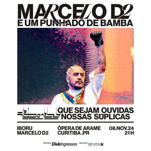 Marcelo D2 e um Punhado de Bamba em Curitiba