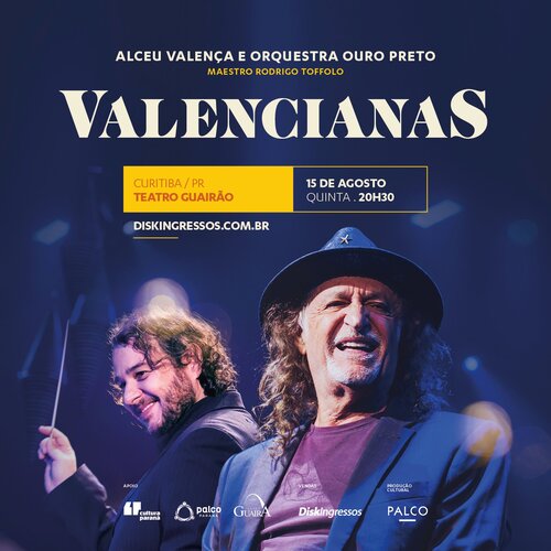 Valencianas: Alceu Valença e Orquestra Ouro Preto em Curitiba