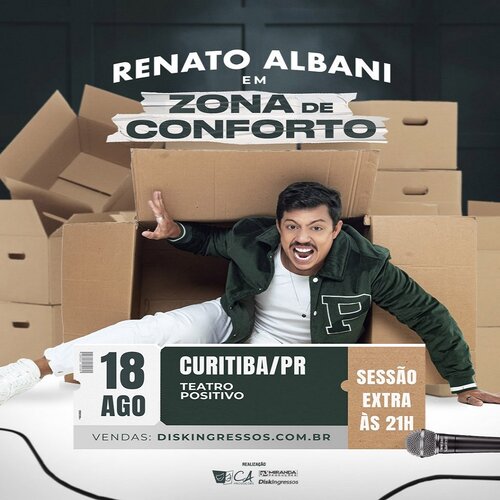 Renato Albani - Sessão Extra 21h em Curitiba