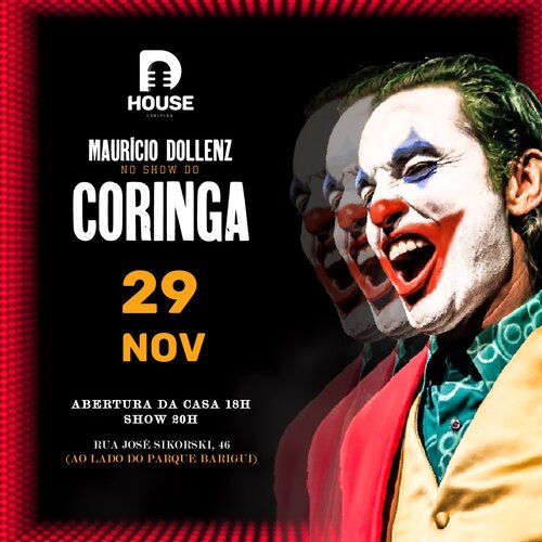 Dhouse Apresenta: o Coringa com Maurício Dollenz em Curitiba