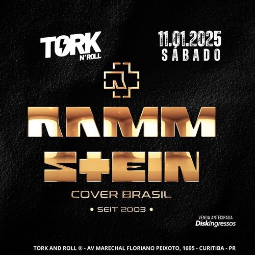 Rammstein Cover Brasil no Tork em Curitiba