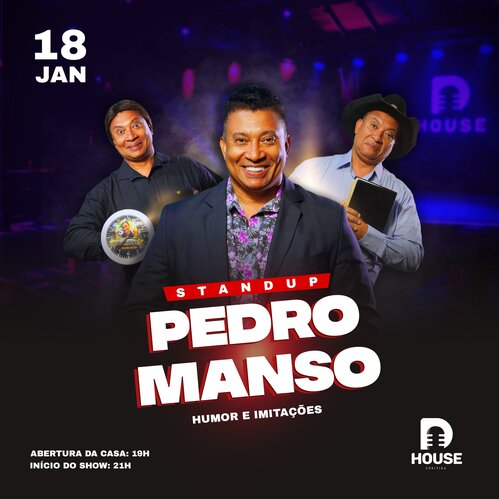 Dhouse Apresenta Stand Up Comedy com Pedro Manso em Curitiba