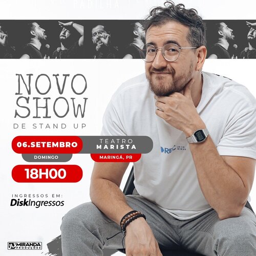 Novo Show Stand-up com Afonso Padilha em Maringá